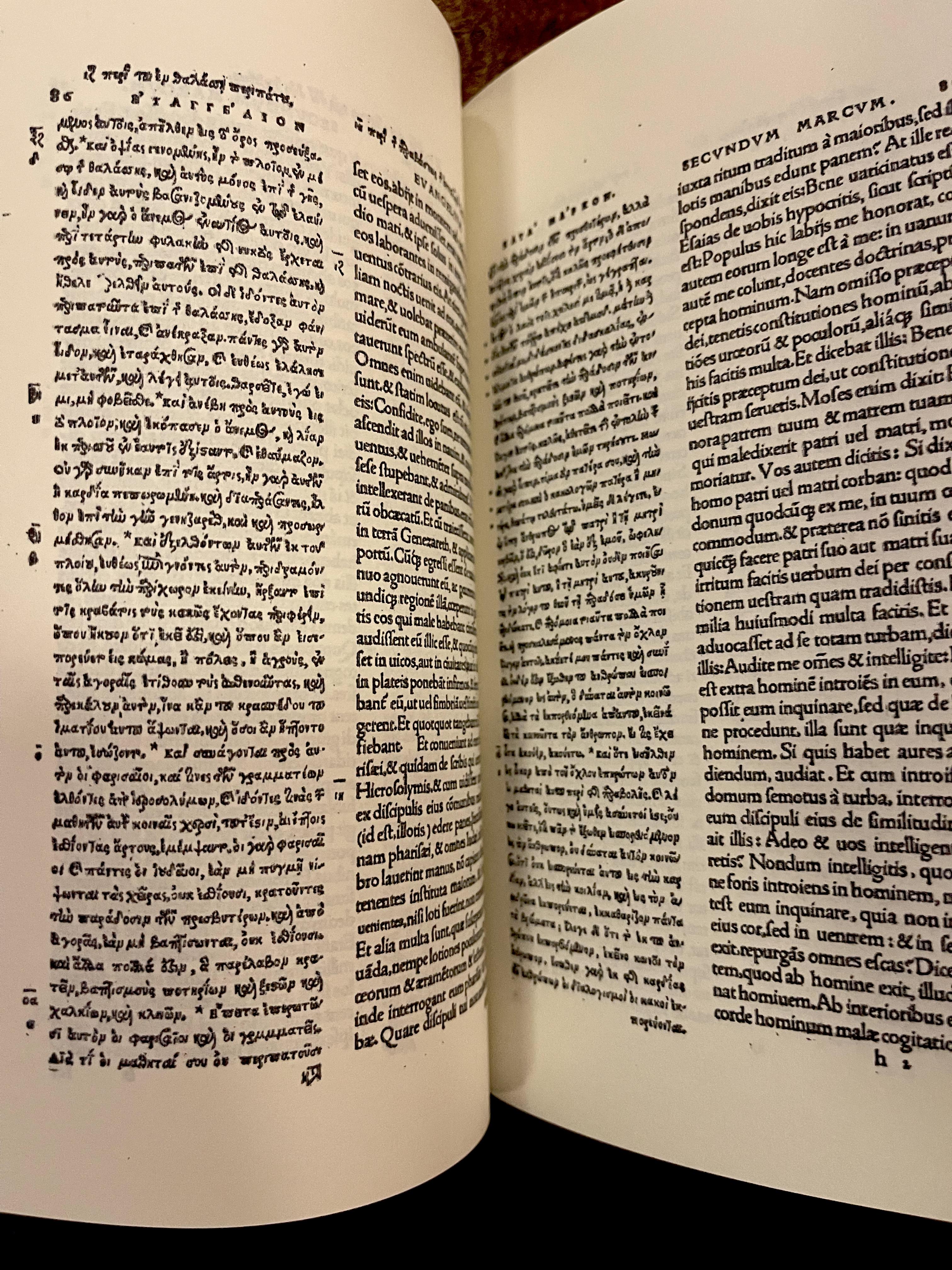 1522 Erasmus Greek Latin New Testament Bible Facsimile (TYNDALE'S SOURCE) - Image 12