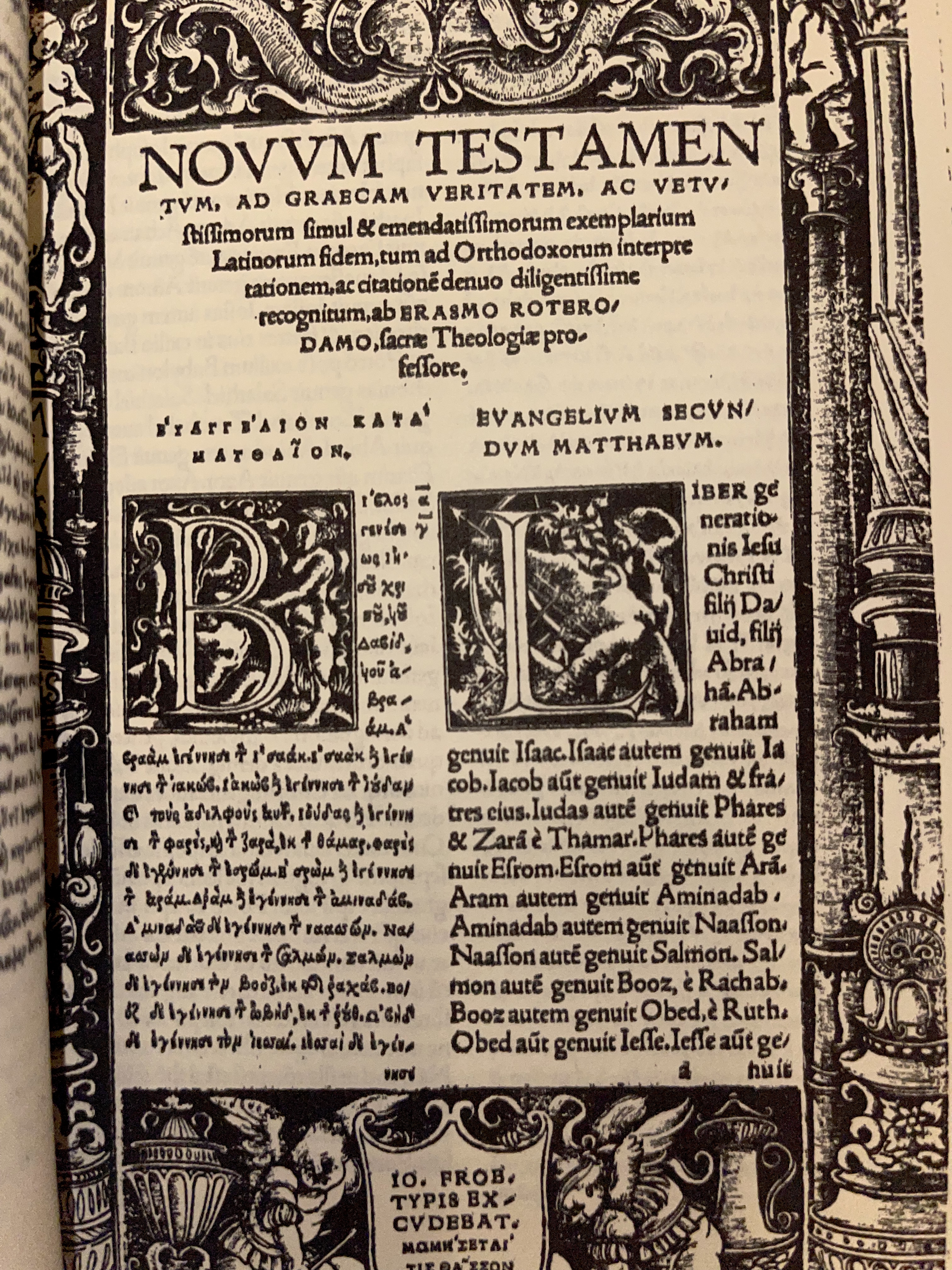 1522 Erasmus Greek Latin New Testament Bible Facsimile (TYNDALE'S SOURCE) - Image 15