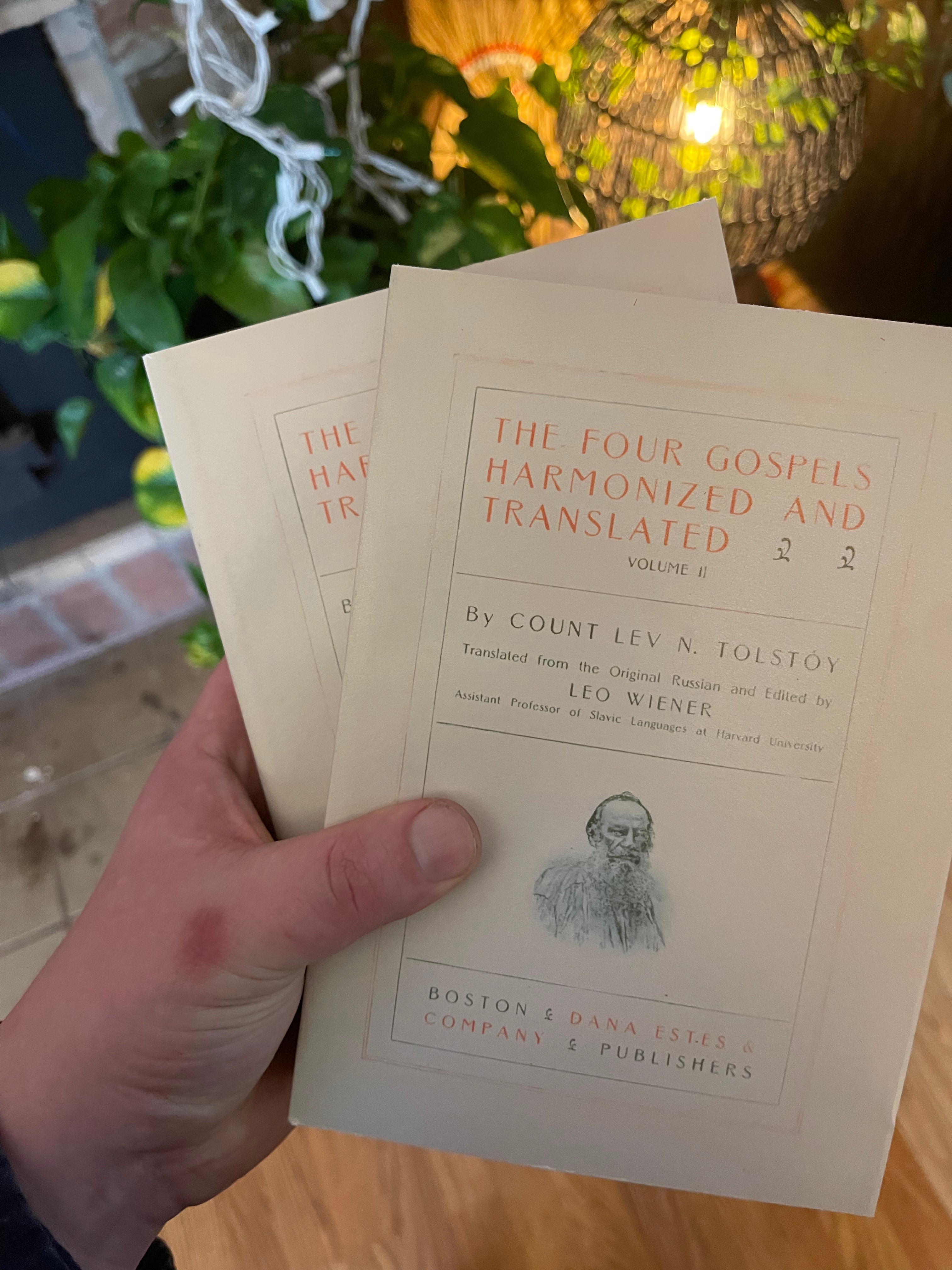 Leo Tolstoy's Translation of the Gospels from the Greek, 1904 (2 Volume Set, 900 Pages) - Image 33