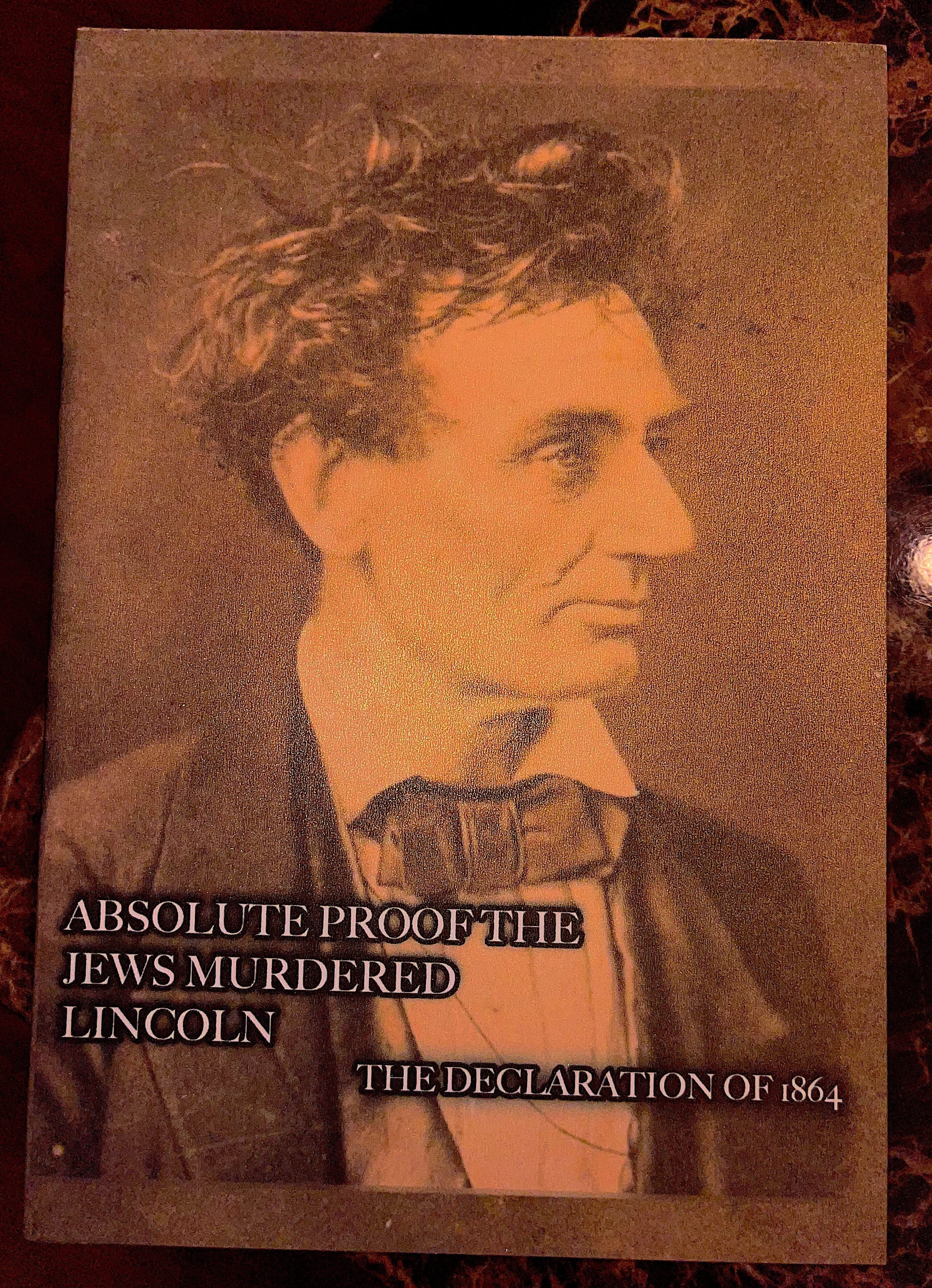 THE DECLARATION OF 1864 | Absolute Proof the Jews Murdered Lincoln (Facsimile) - Image 10
