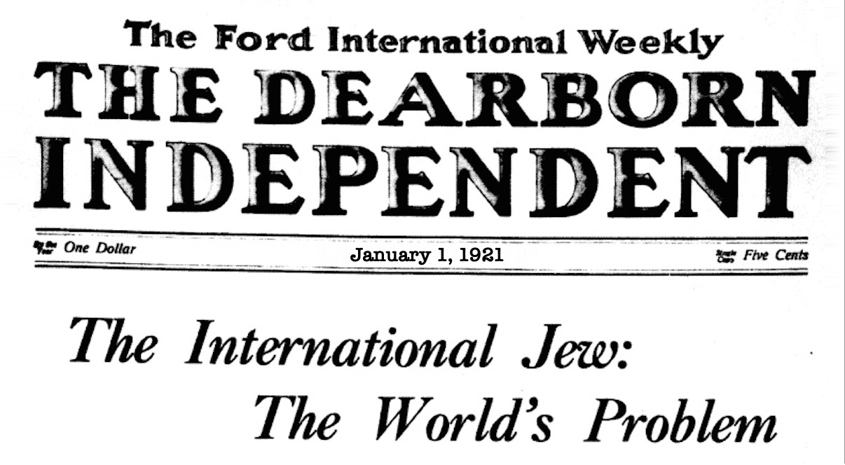 Ford Reports on the Genesis of Hollywood & Infiltration of Theater