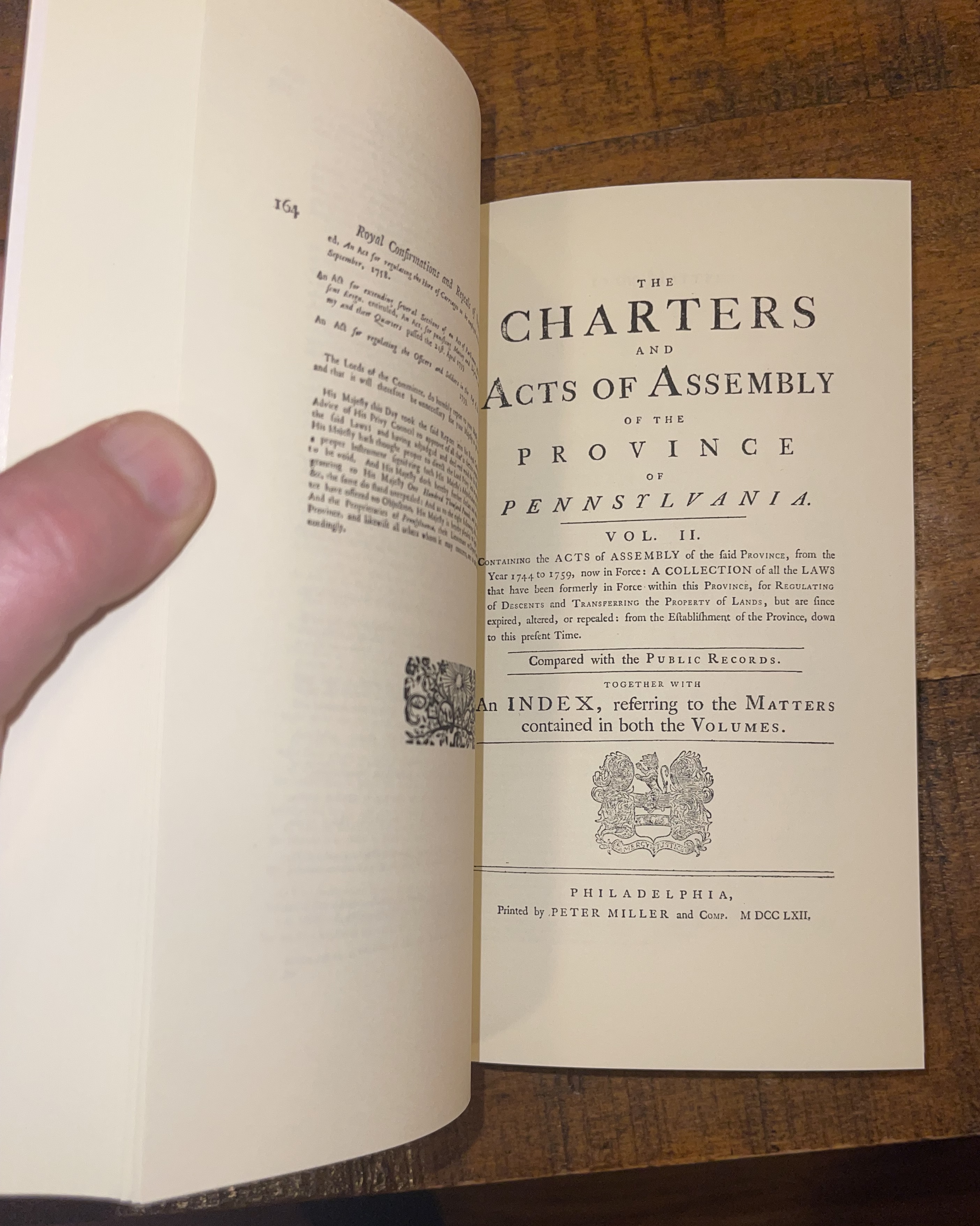 PA Congress & Charters Records 1682-1759 (Facsimile) Proof of White Slavery - Image 11