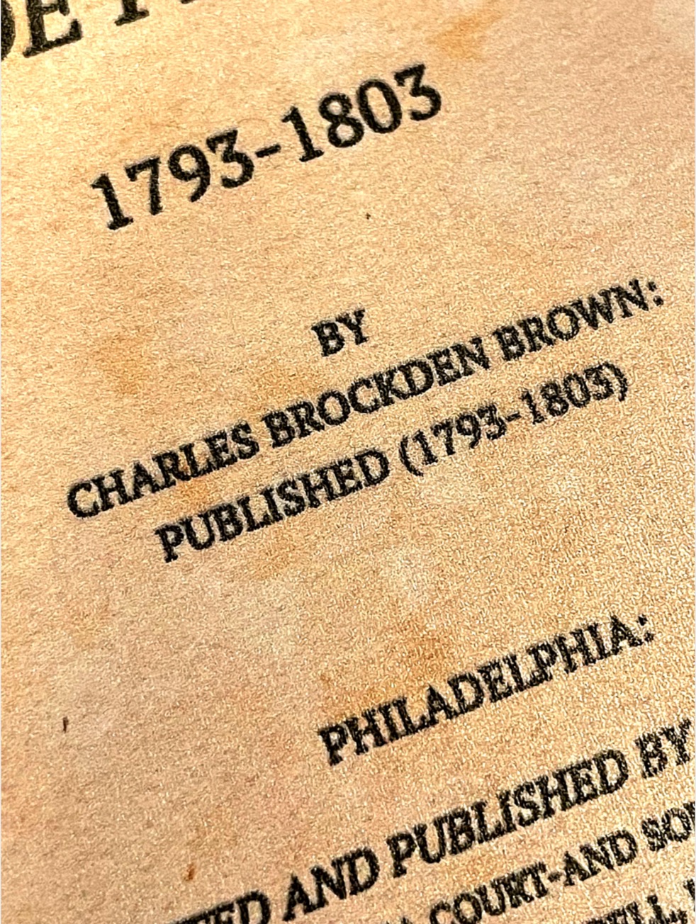 America's Decade Plandemic (1793-1803) by Charles Brockden Brown (Facsimile) - Image 3