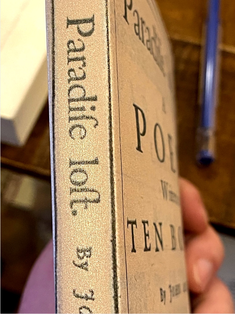 Paradise Lost (1667 1st edition facsimile) A Poem written in 10 books by John Milton - Image 6