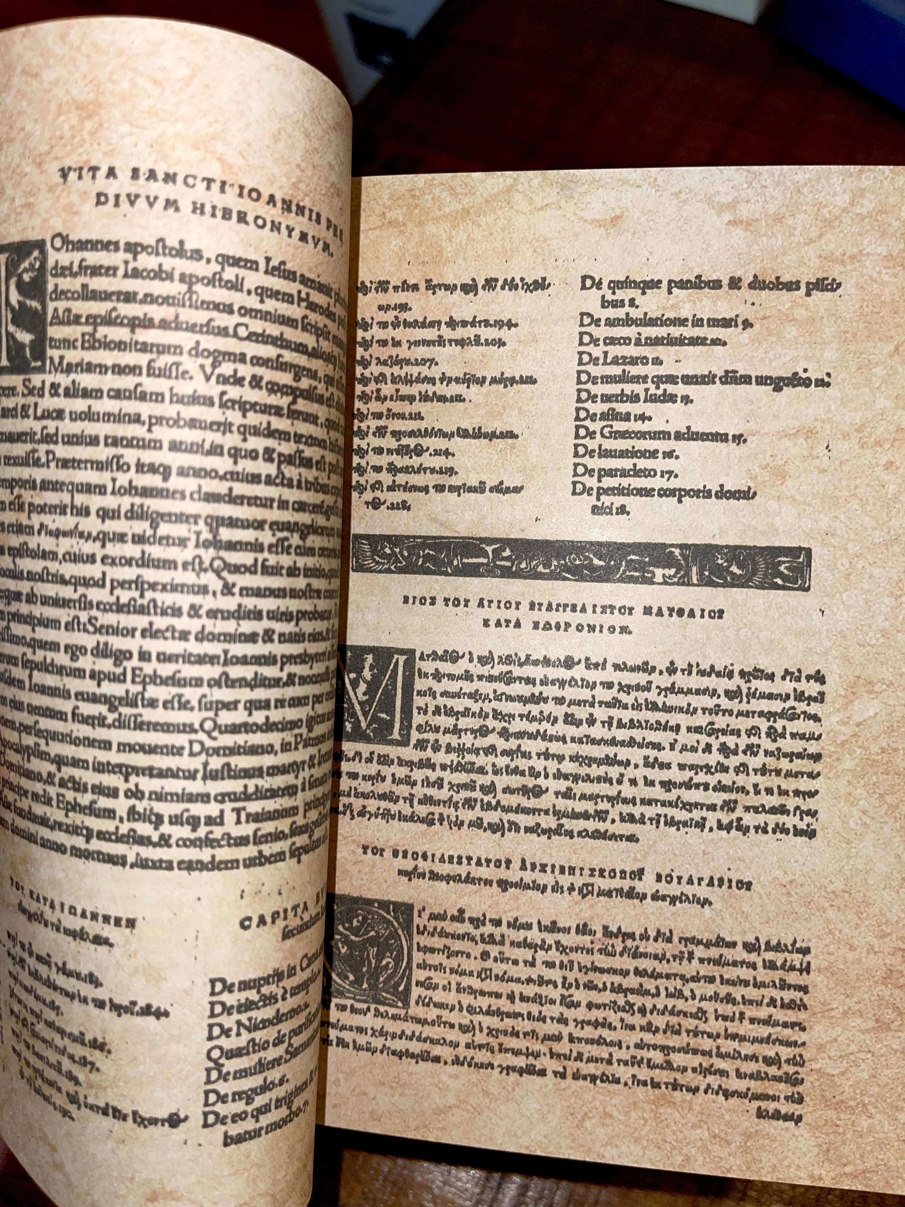 1527 Erasmus New Testament (THREE PARALLEL ROWS W/ VULGATE ED) RARE Greek Latin DELUXE - Image 14